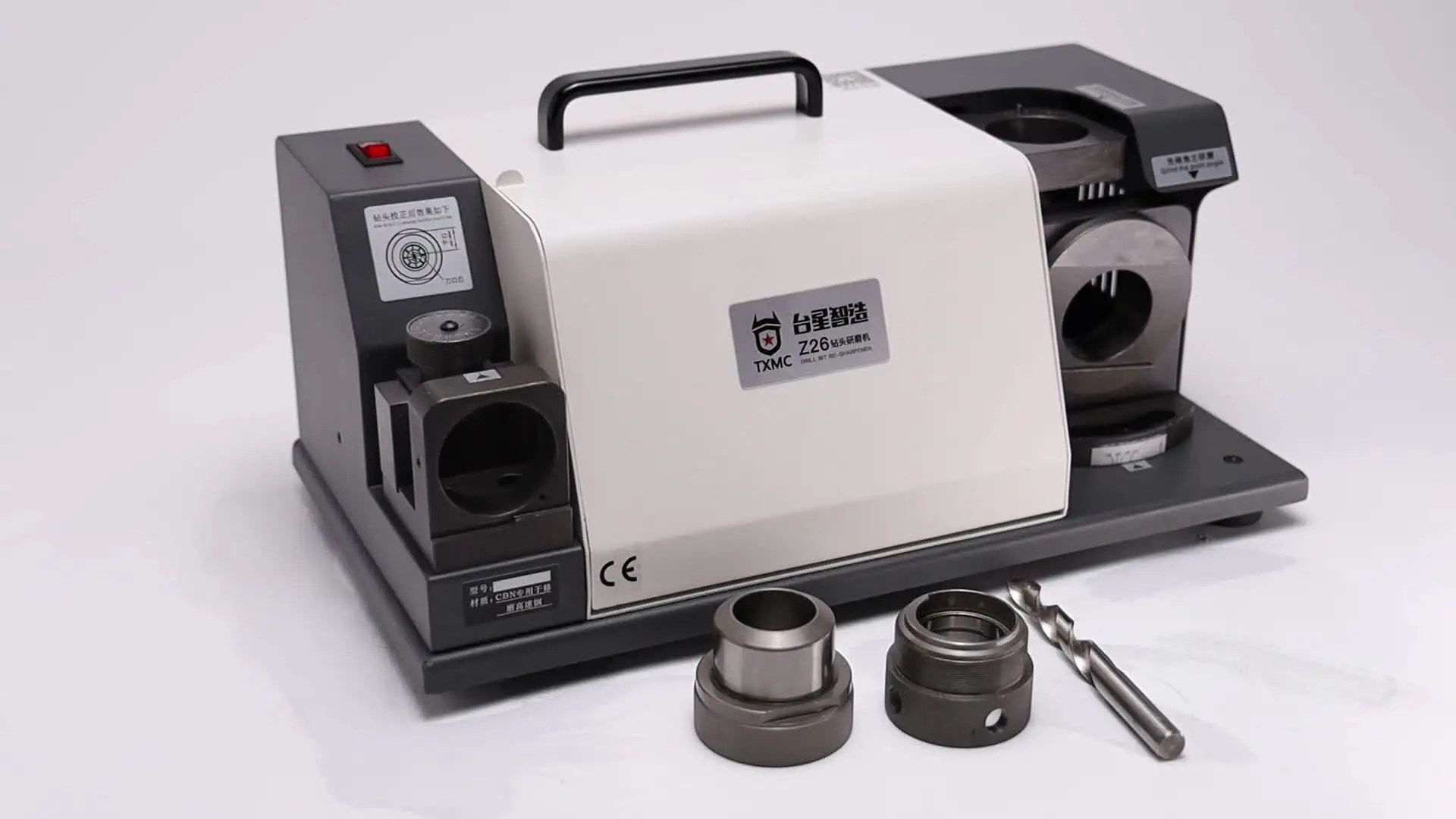 TXMC TX-Z26 Drill Bit Sharpener - Easy Operation & High Speed
