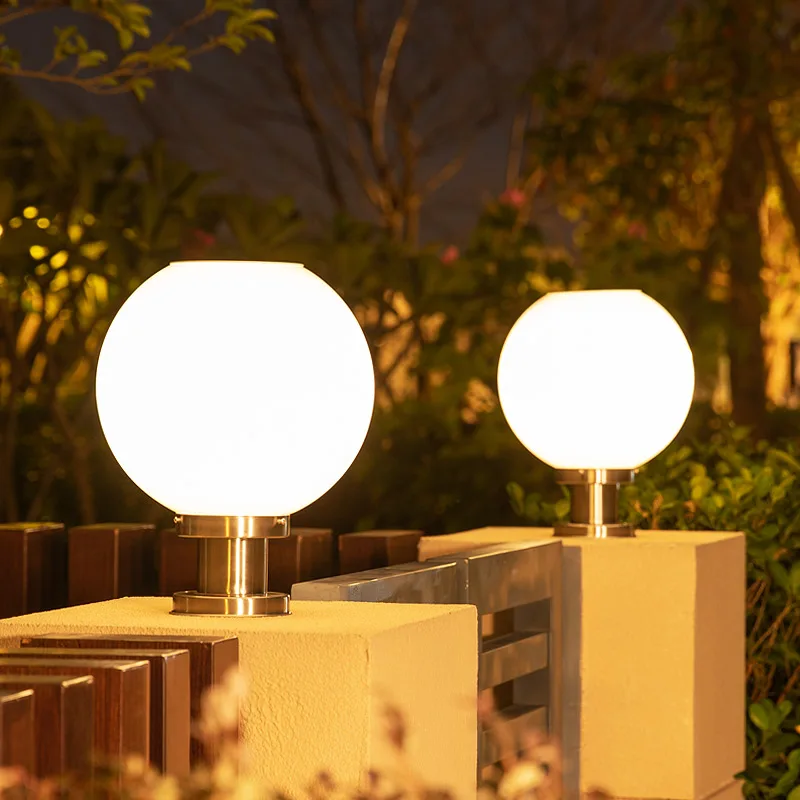 wholesale solar pillar light new fashion wholesale decorative waterproof pillar kit solar light for garden