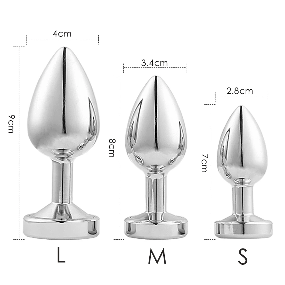 Metal Anal Butt Plug With Colorful Light Sex Toys Erotic Products for Women  Men Couple| Alibaba.com