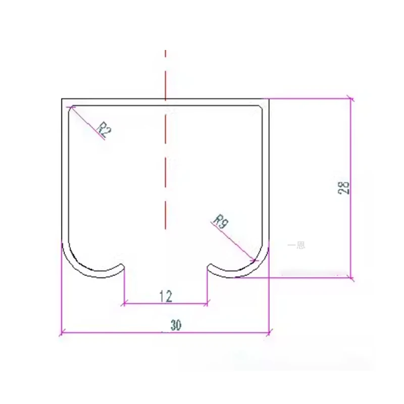 product electric screwdriver sliding rail d28 third generation aluminum alloy grade 1000 series accessories connector guide rail profile-15