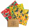 New Products Beeswax Wrap Large 3 Pack Eco Friendly organic beeswax food wraps
