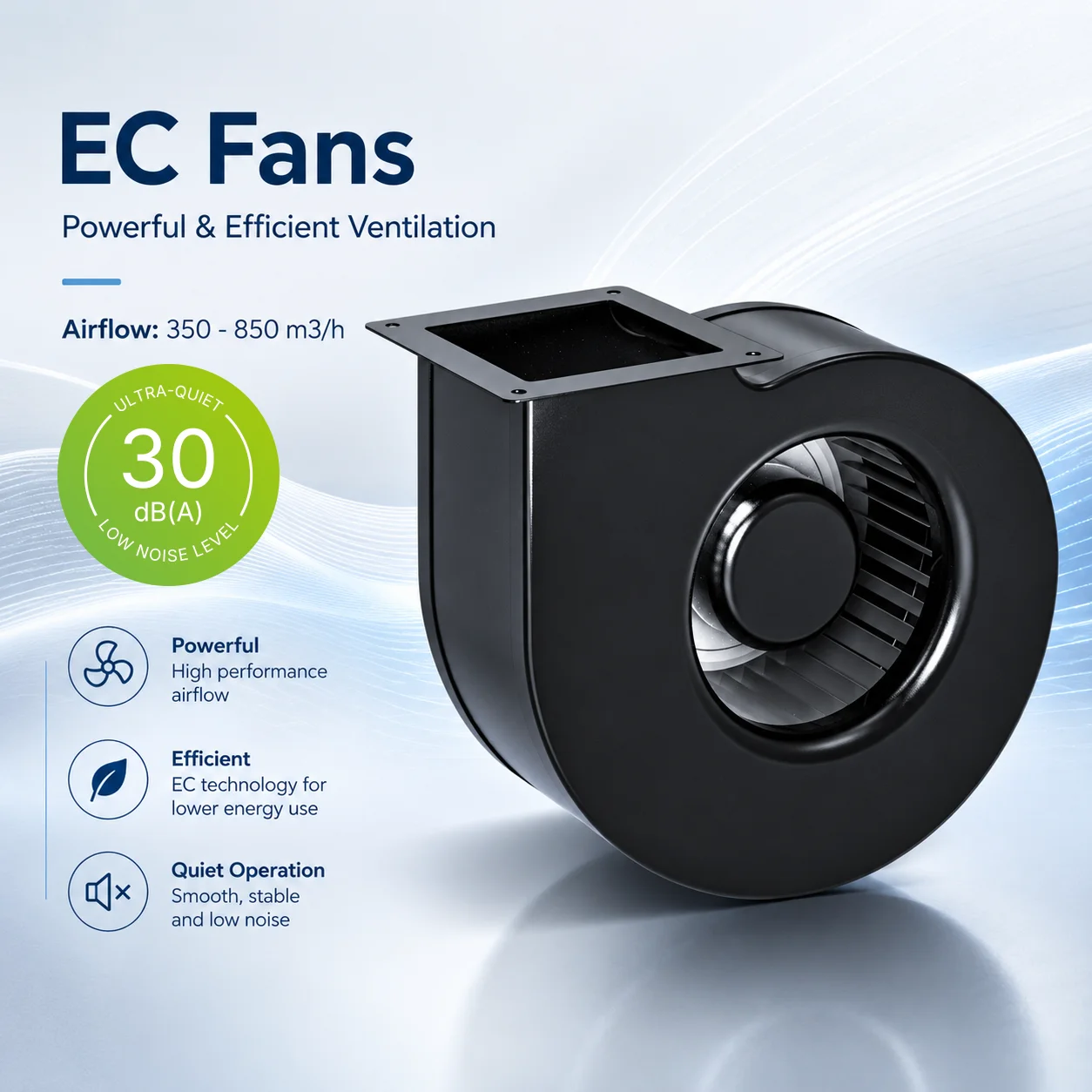 Erv Air Exchanger, MVHR, 850m3/h, 2200W, PTC - detail 8