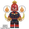 WM662 Super hero The Endgame Captain Marvel mini action figures Iron mini man Building Blocks assembly Block men