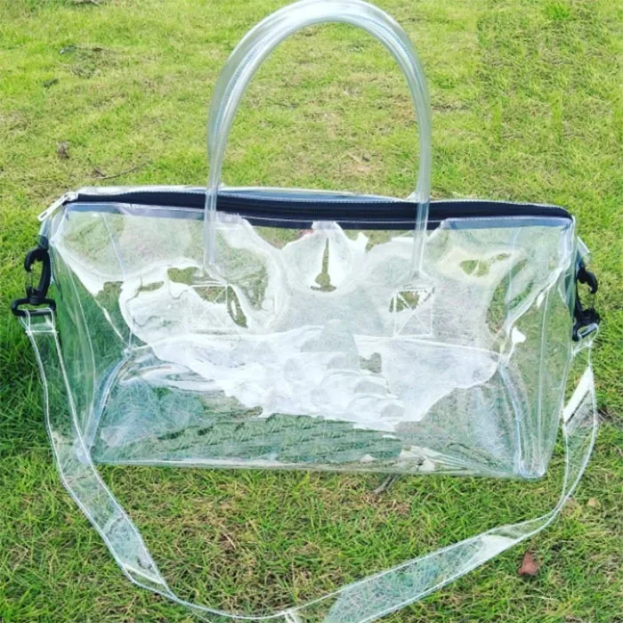 Wholesale Clear Pvc Travel Weekender Laser Wholesale Womens Holographic