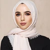 Muslim Women Cotton Linen Crinkle Scarves Hijab