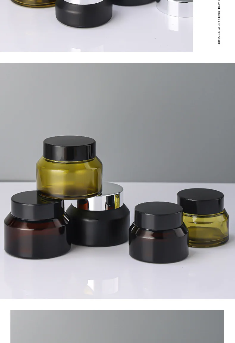 product wholesale luxury 15g 20g 30g glass face cream jar empty skin care cream jars-6