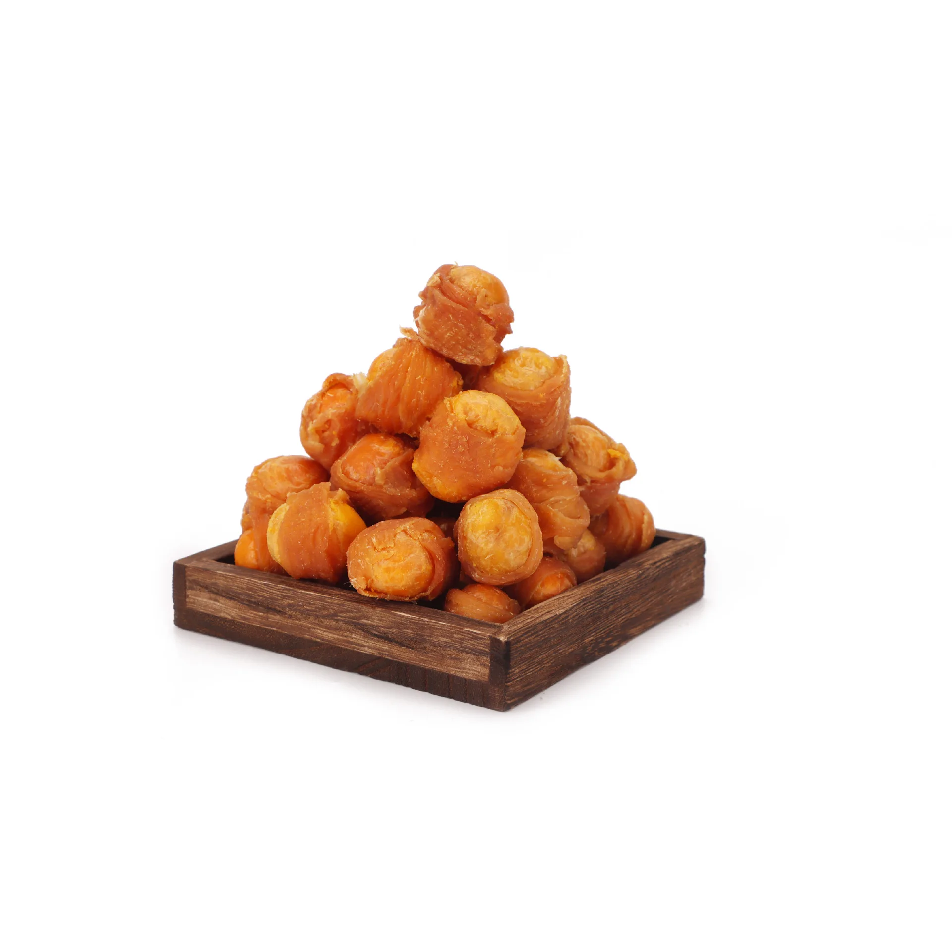 Chicken Round Egg Yolk Dog Snacks for Adult Dogs with Lecithin 100% Pure Meat No Additives Handmade Manufacturers Wholesale manufacture