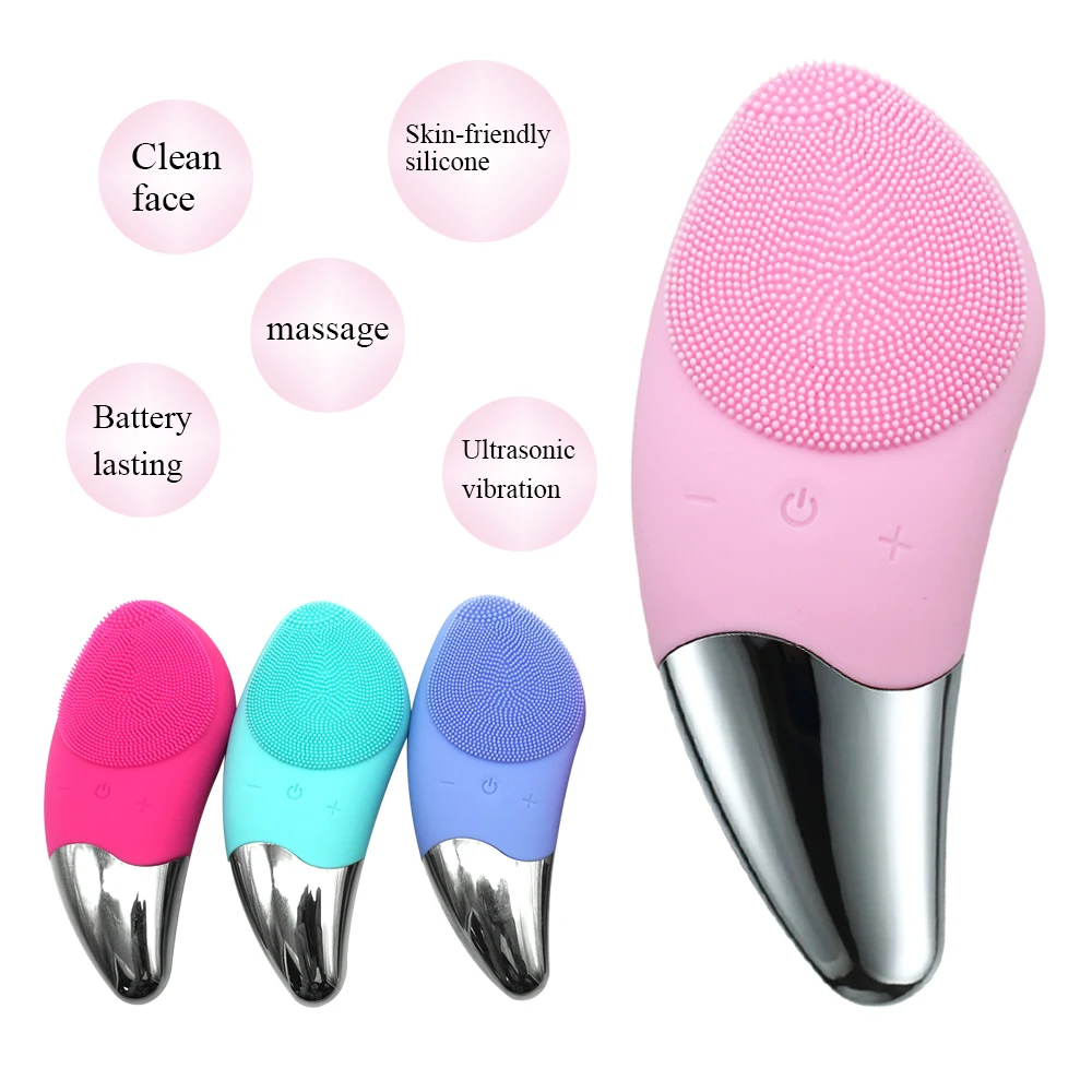

skin facial cleansing brush,20 Pieces, Pink, green, dark pink, purple