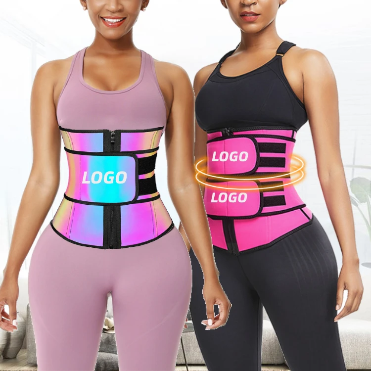 
Tummy Control Hot Selling Custom Logo Slimming Waist Trainer Corset Black Private Label Latex Waist Trainer 