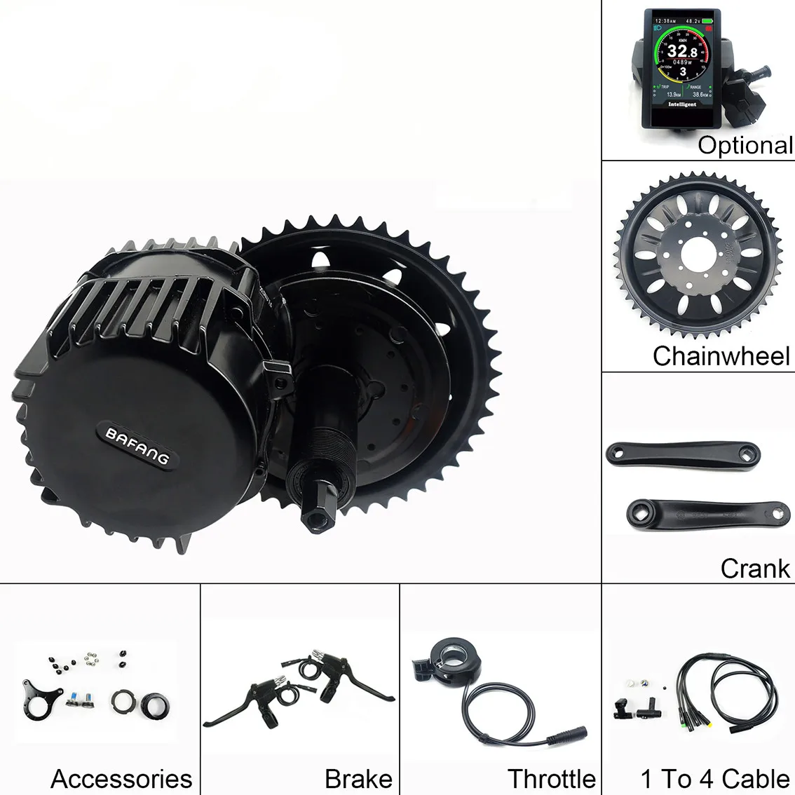 bafang 48v 1000w bbshd ebike kit