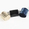 Decorative 4cm Wide Organza Lace Base Glitter PVC Sequin Ribbons for Garments Accessory