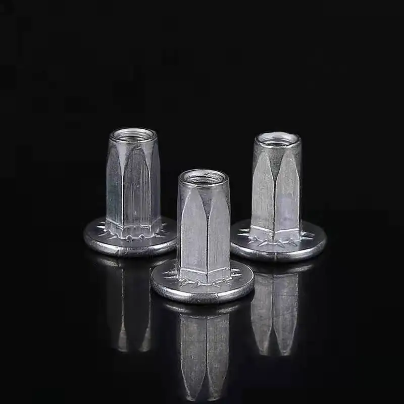 Large Flange Rivet Nut Hexagonal Rivet Nut For Car Rivet Nut With Big