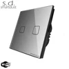 No Gateway 2016 New Android /Iphone Wireless WIFI RF Touch Light Switches For Home Automation Wall Switch Remote Control