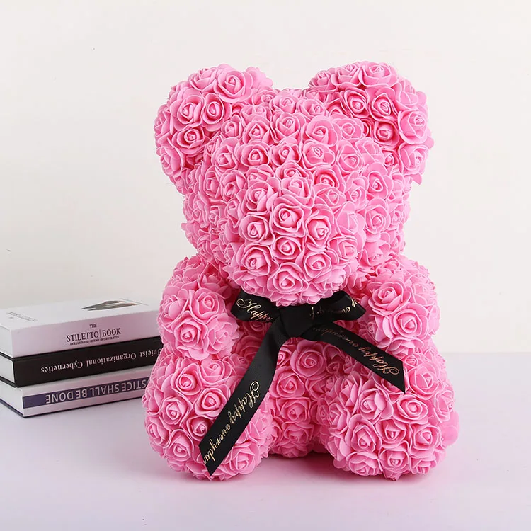 rose teddy bear 40cm