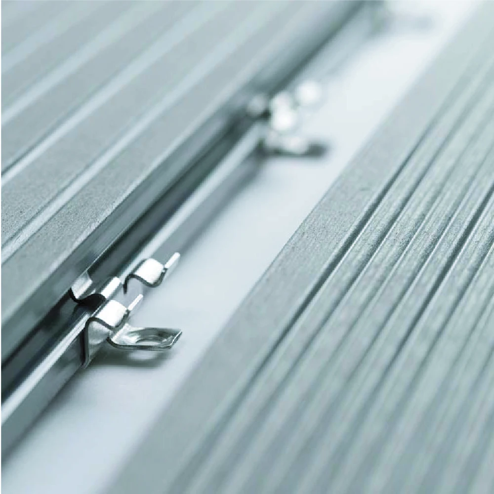 Hidden Fastener System Stable Durable Wpc Deck Accessories Stainless Steel Composite Floor Deck