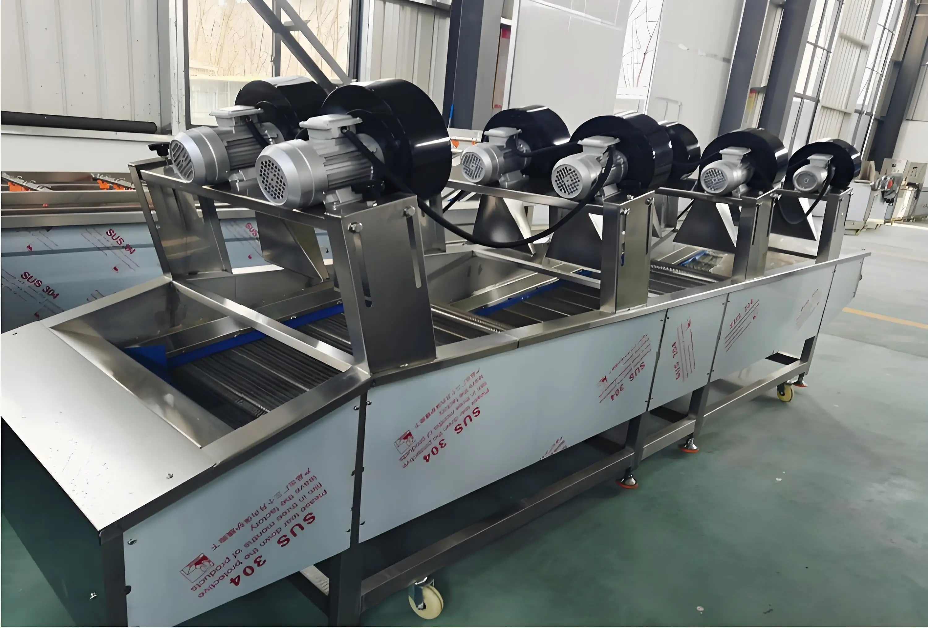 High Pressure Air Bubble Vegetable Tomatoes Carrot Washer Fruit ...