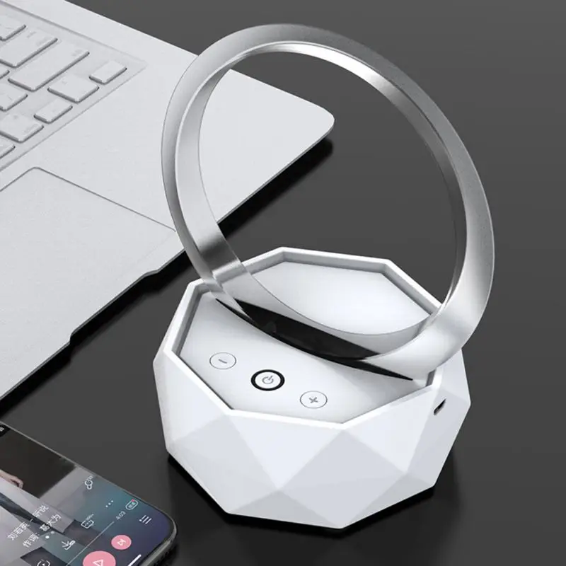 新款扬声器造型Y1扬声器，带彩色发光二极管夜灯便携式迷你充电MP3播放器