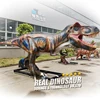 Life size animatronic dinosaur exhibit chinese manufacturer
