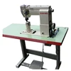 Golden wheel double needle postbed roller feeding shoes sewing machine