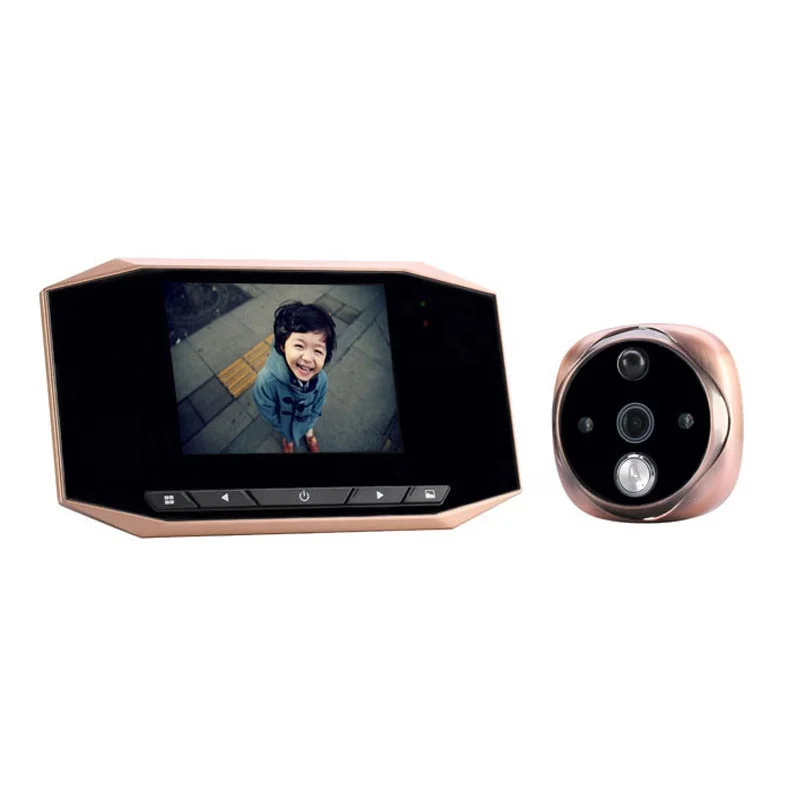 Exitec Digital Door Viewer Magic Eye Door Fisheye Camera With Ir