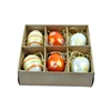 Creative hand painted hanging glass egg easter decoration