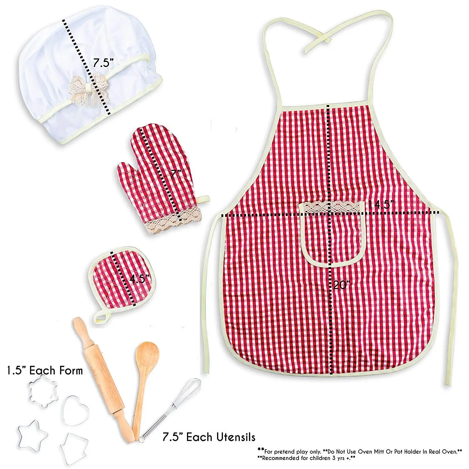 little girls baking set