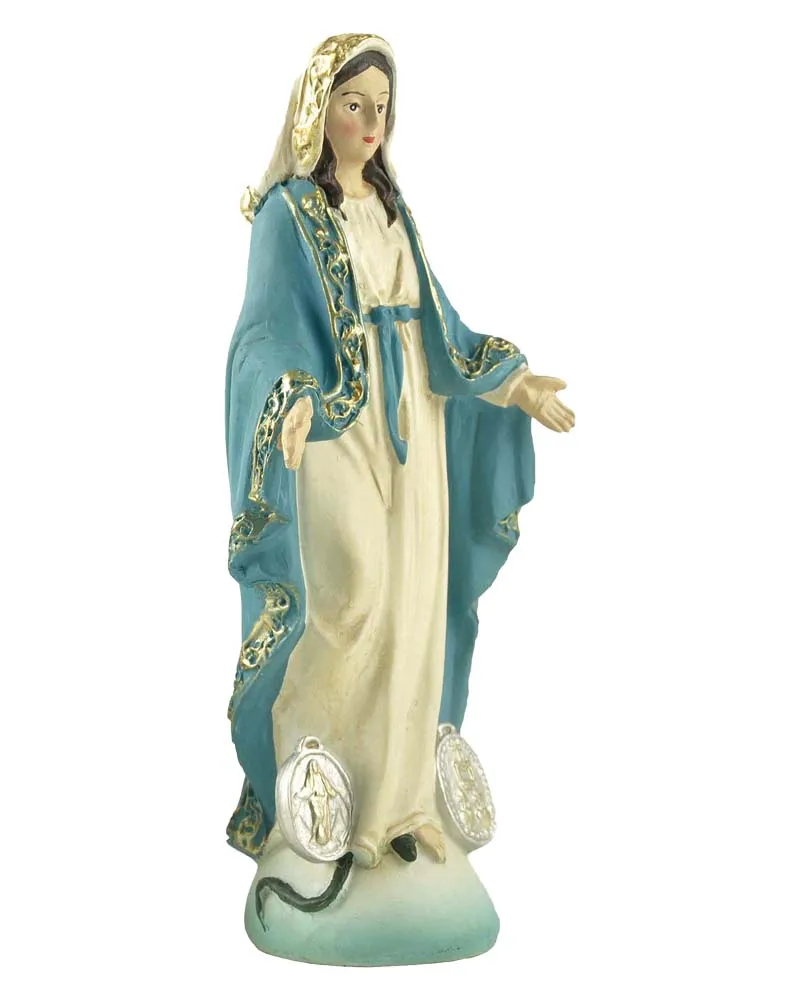 Stock Products Polyresin figurine Our Lady Of Miraculous Medal Our Lady Of Grace