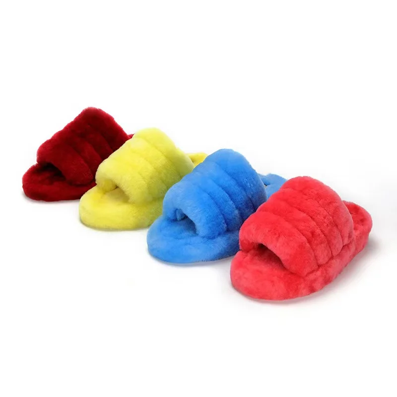 

fur lippers for women,2 Pairs, Customized color