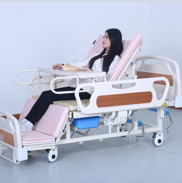 2021 High Quality Multifunctional Fullflexion Nursing Bed Patients With Paralysis Turned The