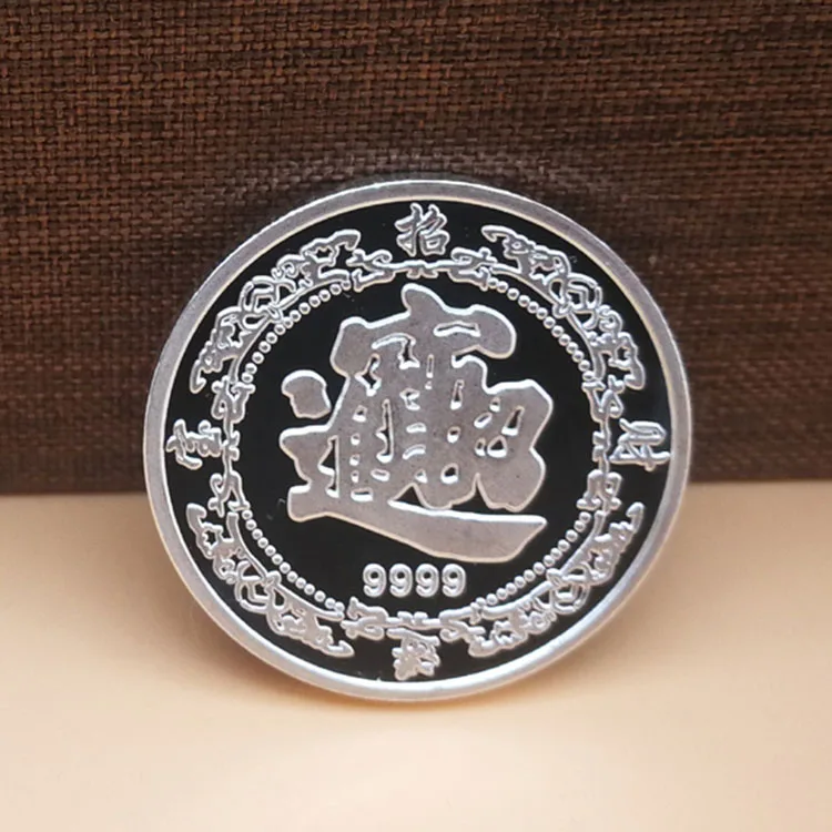 Custom 1oz 999 Fine Pure Silver Coins Sterling Silver Coin - Buy Coins ...