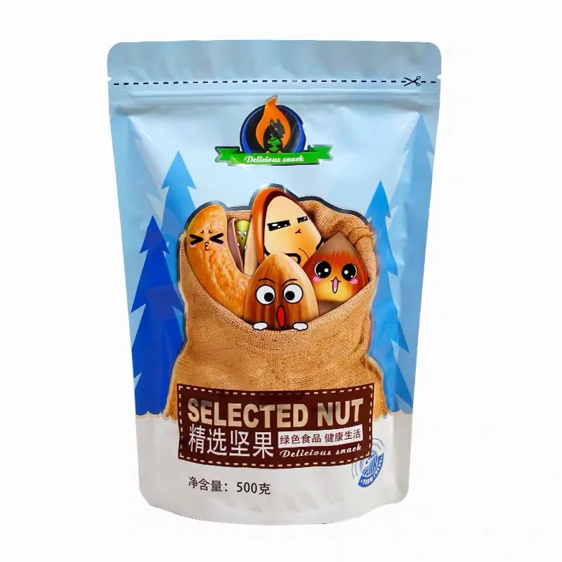 Custom Colorful Food Grade Standup Snack Empaques Plasticos Para Papas Fritas Fresas Comida Packaging Pouch Bag