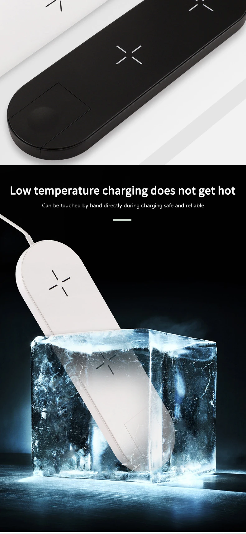 Latest 3 In 1 Fast Wireless Charging 15W Wireless Charger Station For Mobile Phone/Watch/Headset Cell Phone Charging Station