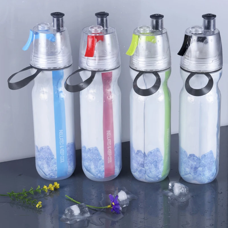 Best Sports Water Bottle 17Oz, Drinking And Spraying Misting Bottle BPA