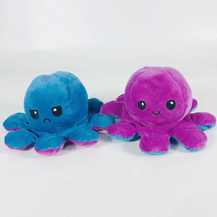 double sided octopus plush