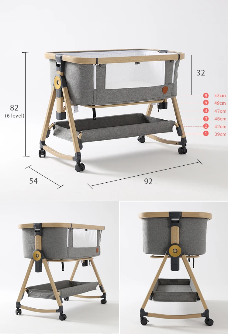Playkids Cot Protable/ Bed Setting Crib Babycribs Baby Bedding