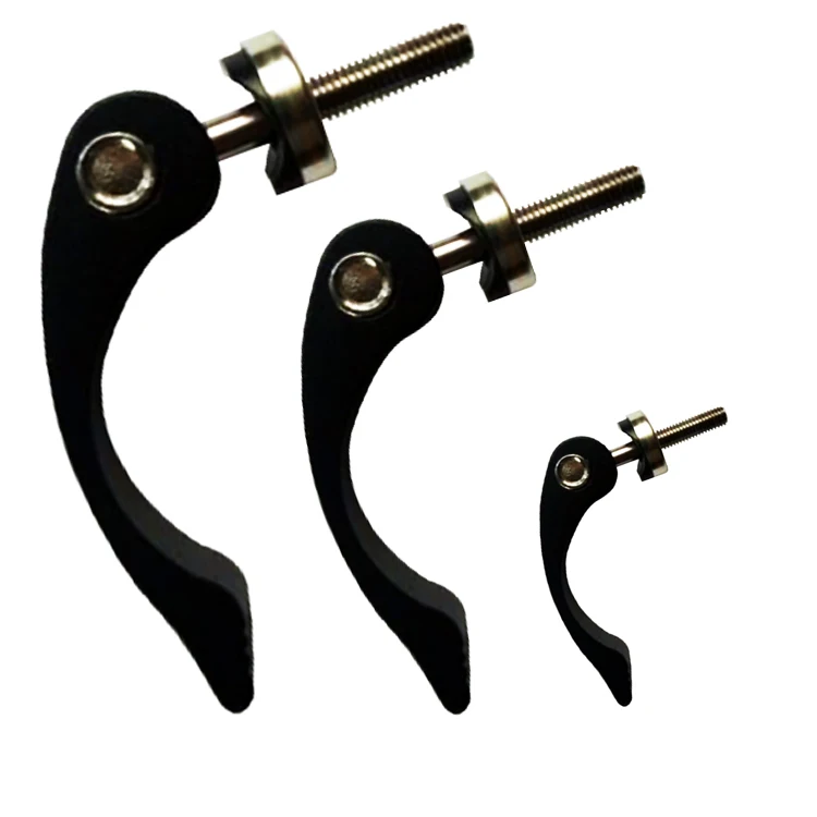 Fixed Shake Hands Handle Seat Post Clamp Black Handle Cam Lever For