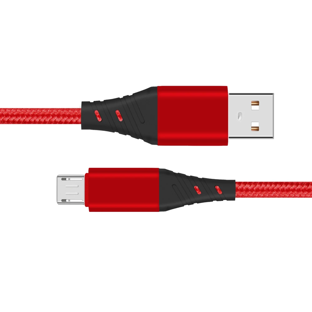fast charging & data syncing OEM ODM micro usb cable with nylon braided for android phone - ANKUX.COM