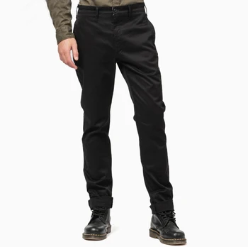 black narrow pants