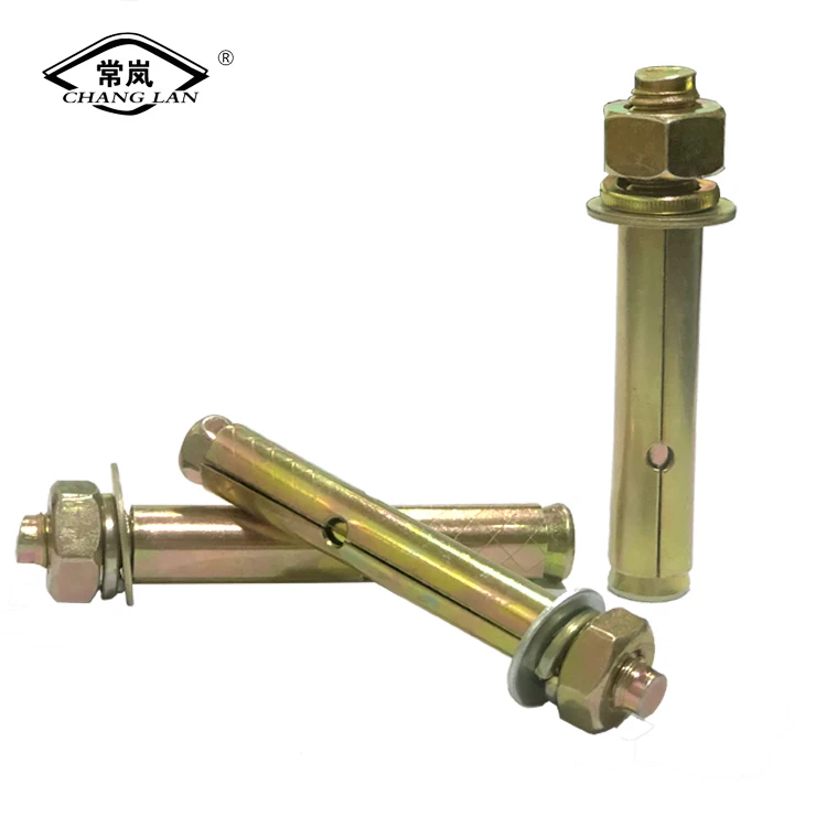Sleeve Type Expansion Anchor Bolts With Flange Lock Hex Nut Buy