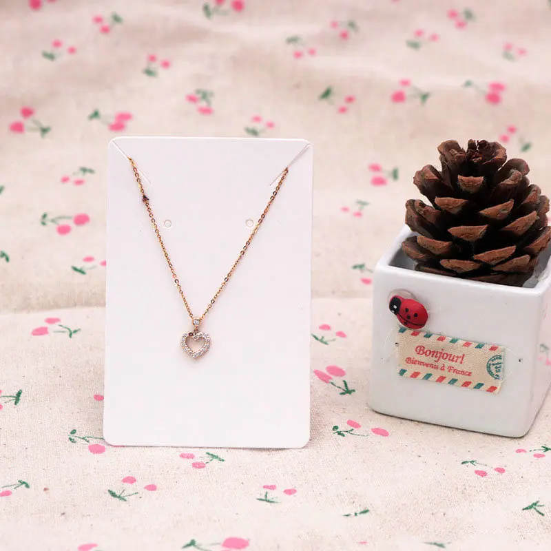 Earring And Necklace Jewelry Set Paper Cards