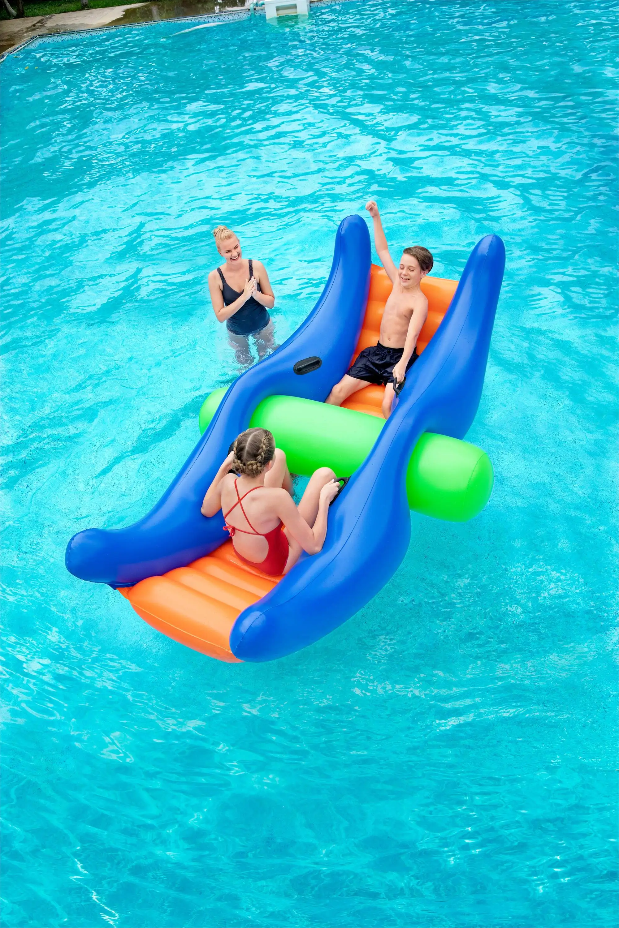 sc splash pools on Sea Saw Rocker Splash Pools 33060 M202381 Toys Games Pool Rafts Inflatable Ride Ons