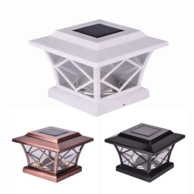 LOYAL waterproof solar light post light outdoor solar lamp post light