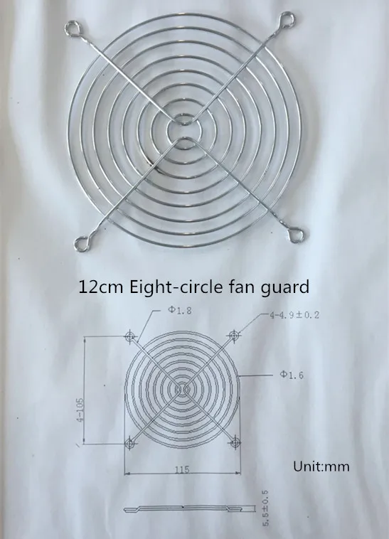 Fan, Plastic, Metal, 120 - detail 10