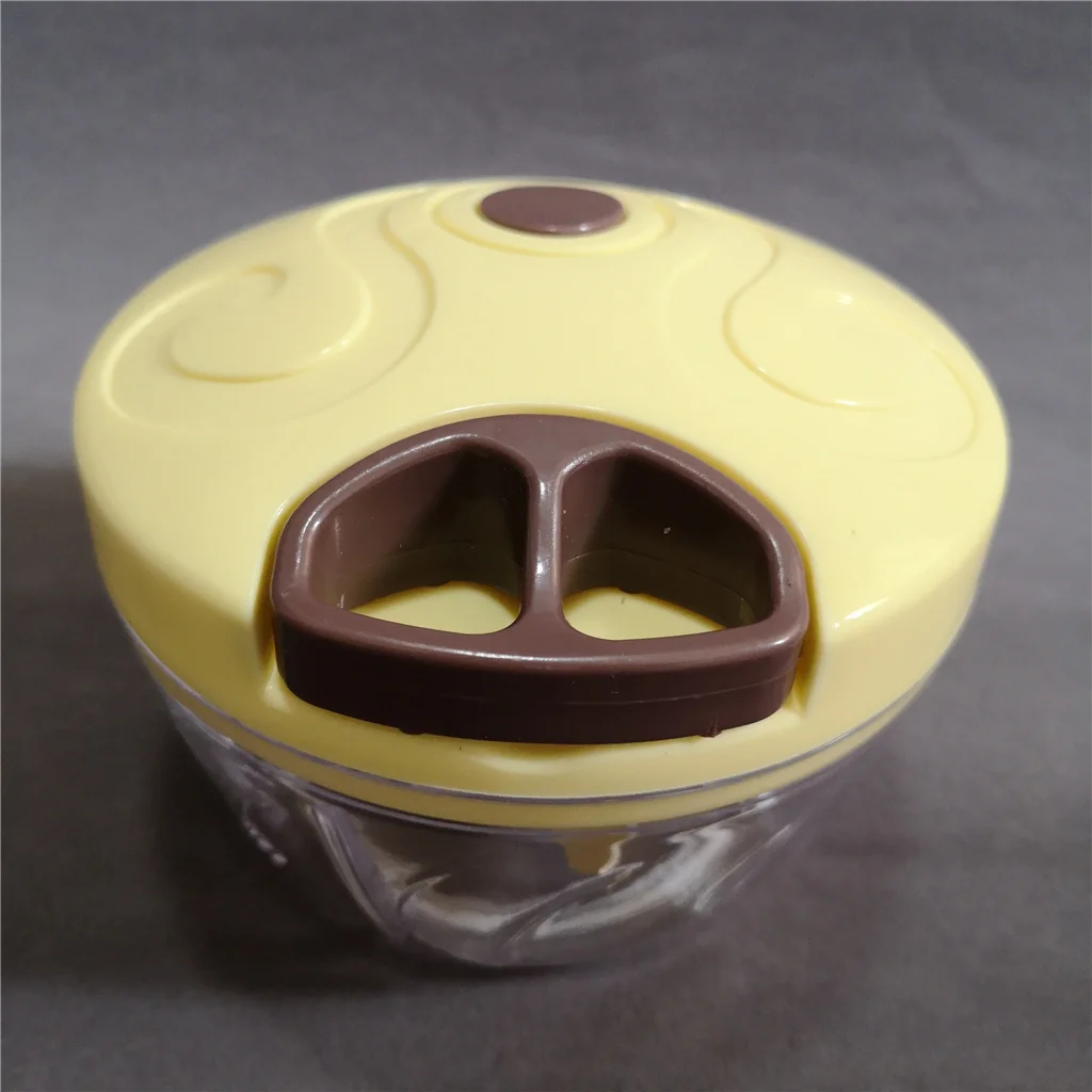 Manual hand pull food crank slicer speedy chopper