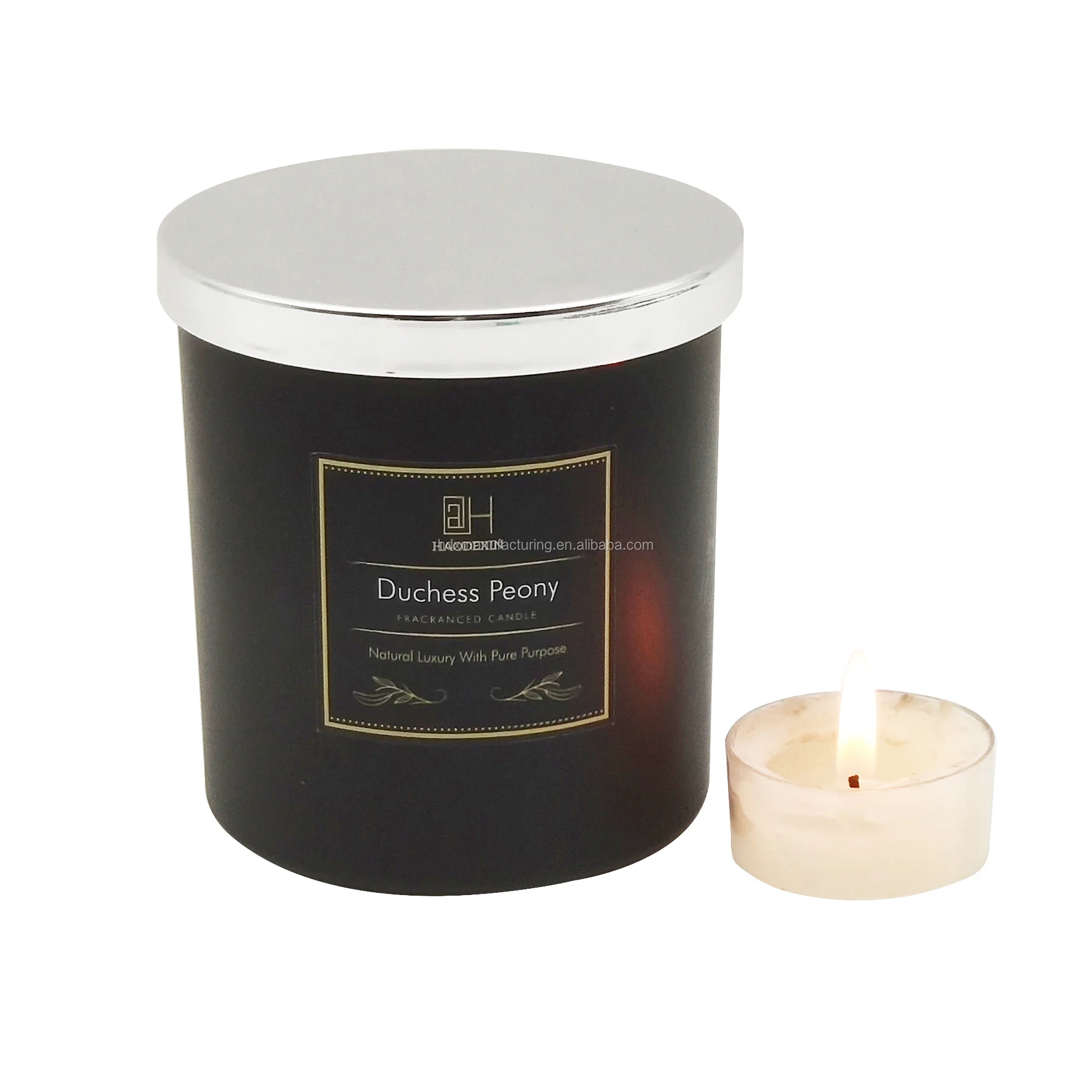 8.5oz Candle Jars With Metal Lids Wholesale Haodexin Frosted Matte