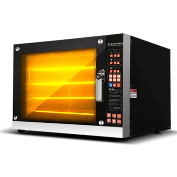 Comercial De 4 Capas De Tostado De Circulacion De Aire Caliente Horno Calienta Uniformemente Vapor Curado Version De Ordenador De Humidificacion Horno Buy Commerial 4 Capas De Horno Electrico Horno De Pizza