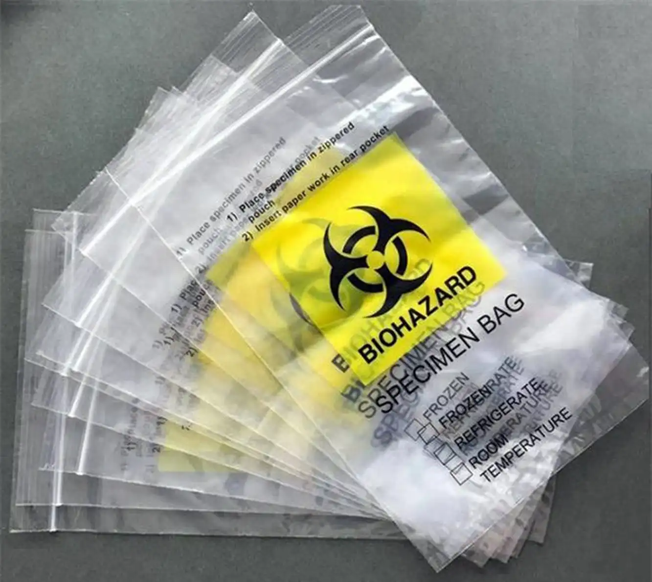 塑料生化袋皮袋实验室医院医疗生物可降解处置标本袋用于医院废物