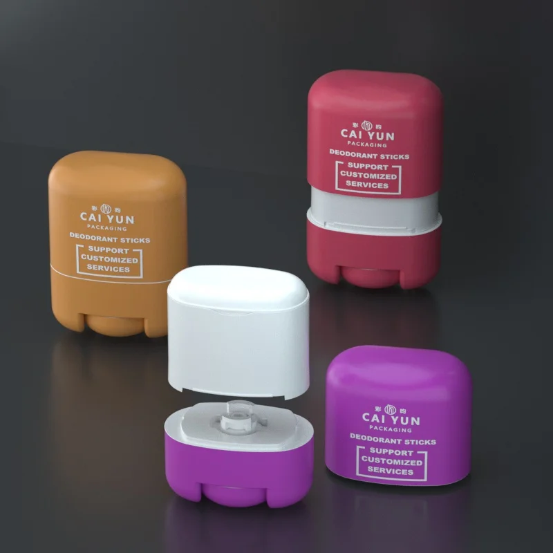15g 35g 50g 75g Oval Shape Empty Gel Refillable Deodorant Stick