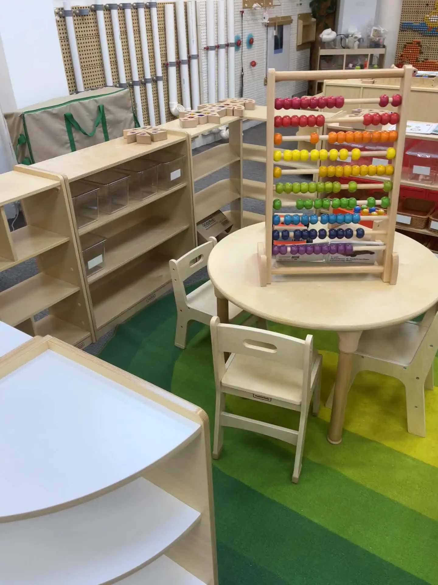 Eibele High Quality Kids Wooden Shopping Cart Toy Stroller