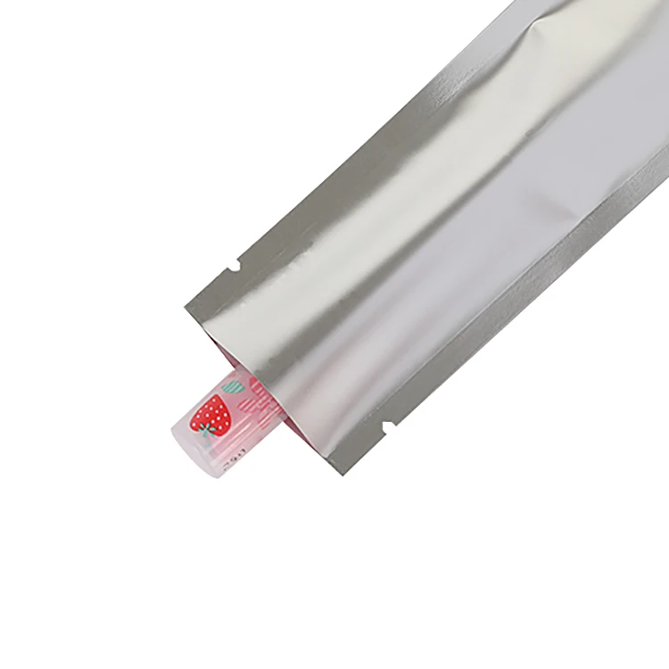 
Wholesale resealable white plastic laminated aluminum foil bags made in china 